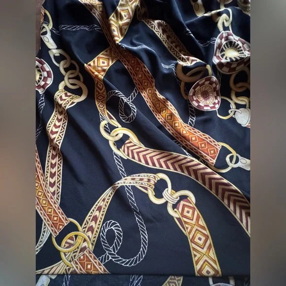 Magicsuit Black and Gold Chain Pattern Top Size 12 NEW with tags - Picture 5 of 10